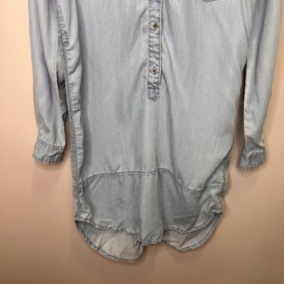 Anthropologie Holding Horses Novela Chambray Dress Size XS - Picture 4 of 12